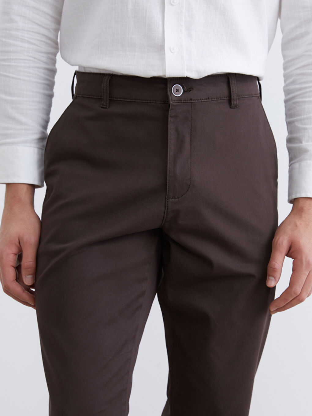 Slim Fit Men's Chino Trousers-2