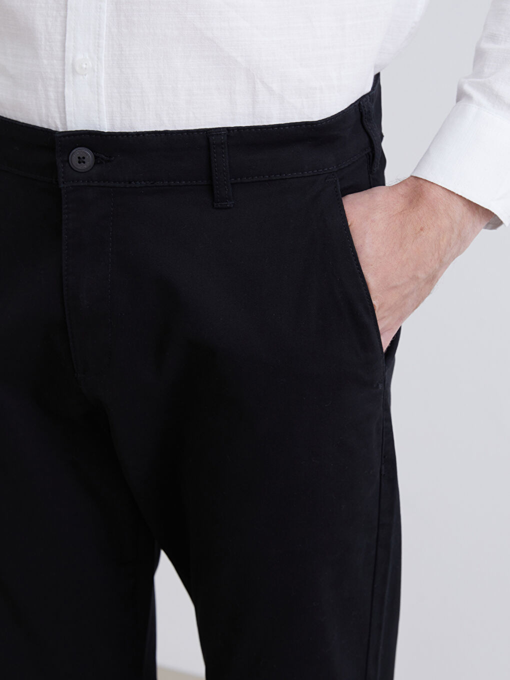 Slim Fit Men's Chino Trousers-2