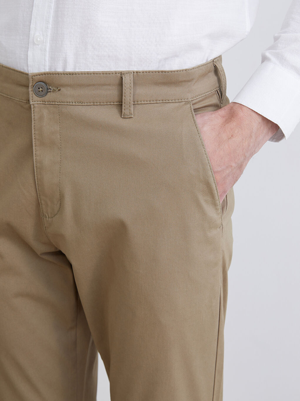 Slim Fit Men's Chino Trousers-2