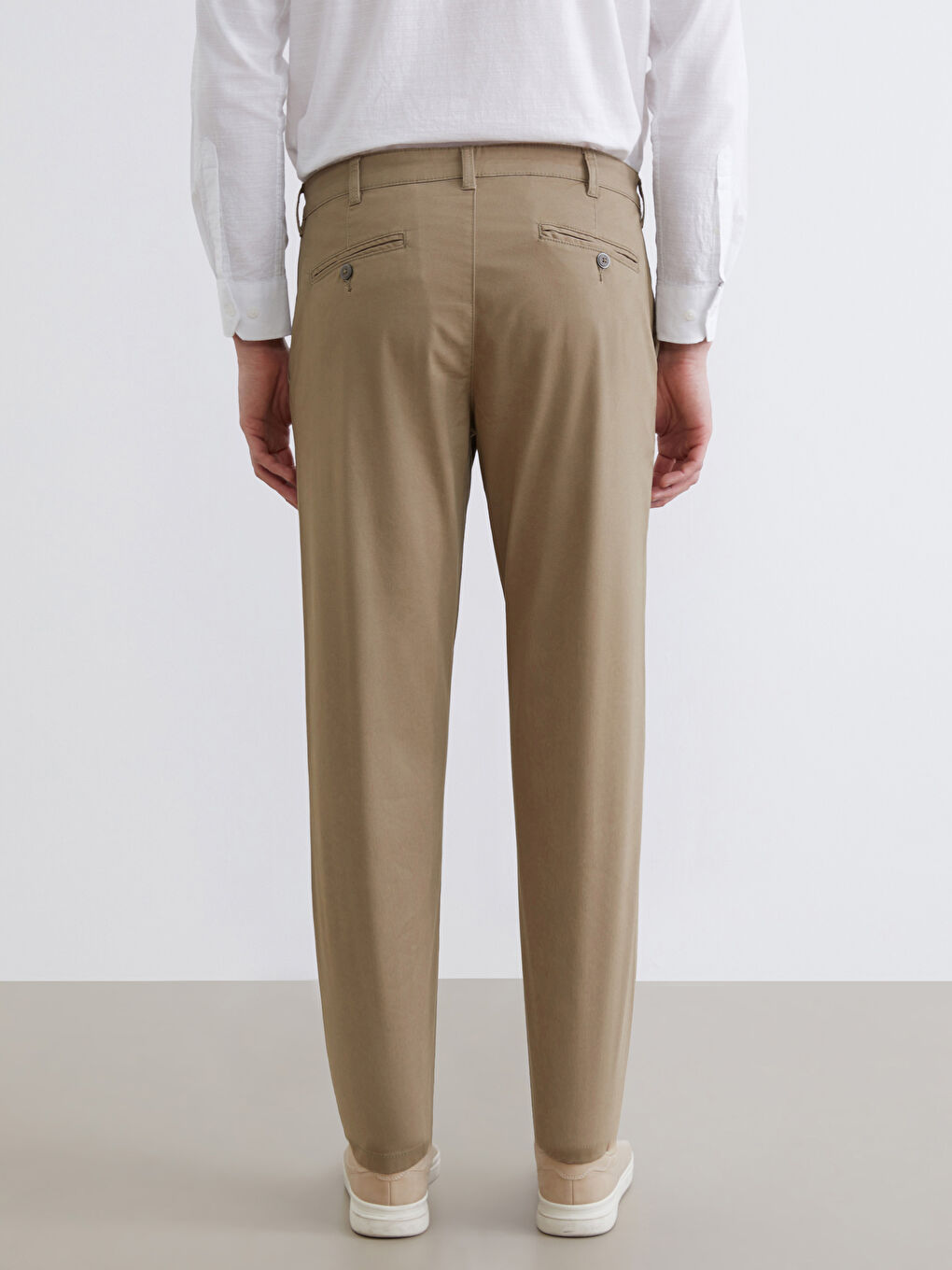 Slim Fit Men's Chino Trousers-3
