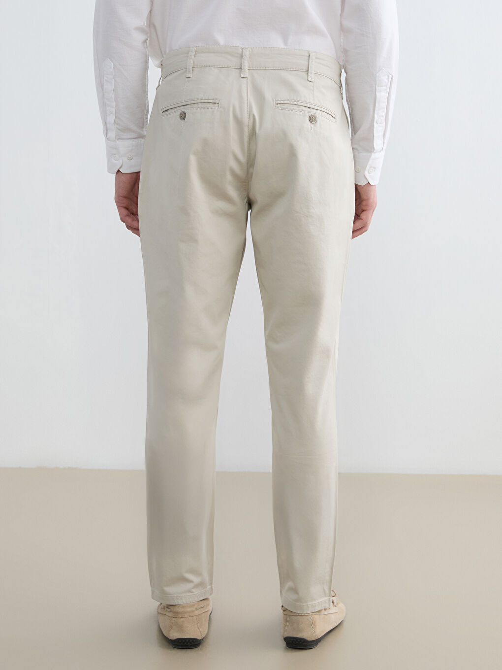 Slim Fit Men's Chino Trousers-3