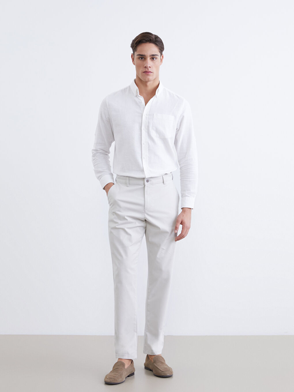 Slim Fit Men's Chino Trousers