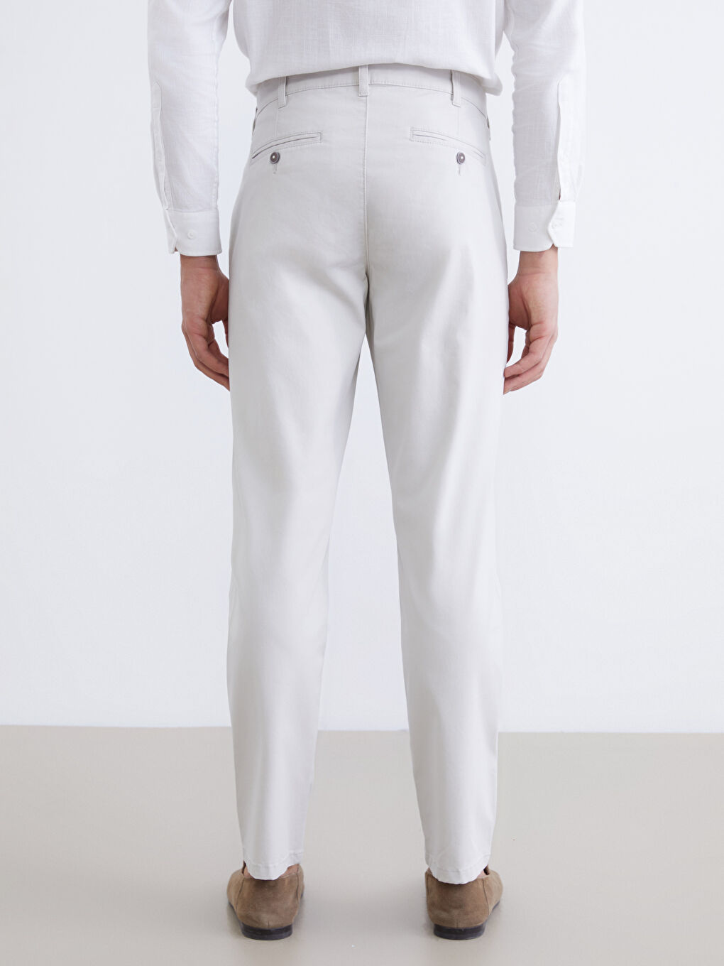 Slim Fit Men's Chino Trousers-3