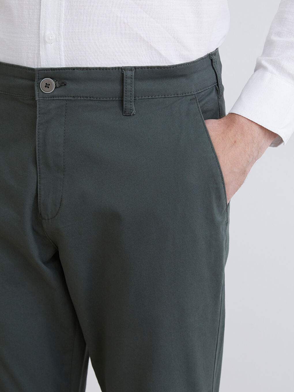 Slim Fit Men's Chino Trousers-2