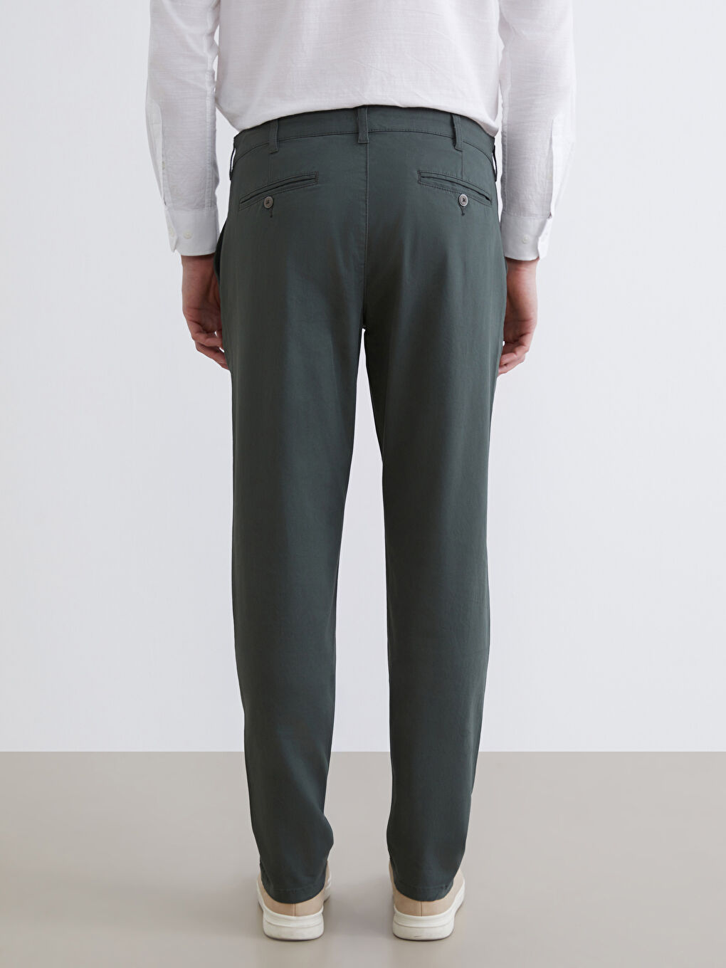 Slim Fit Men's Chino Trousers-3
