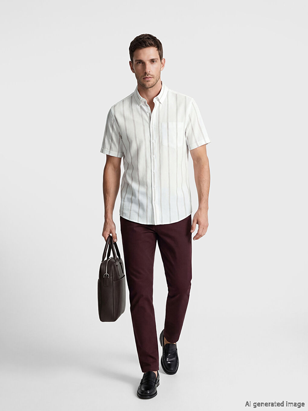 Muške chino pantalone uskog kroja