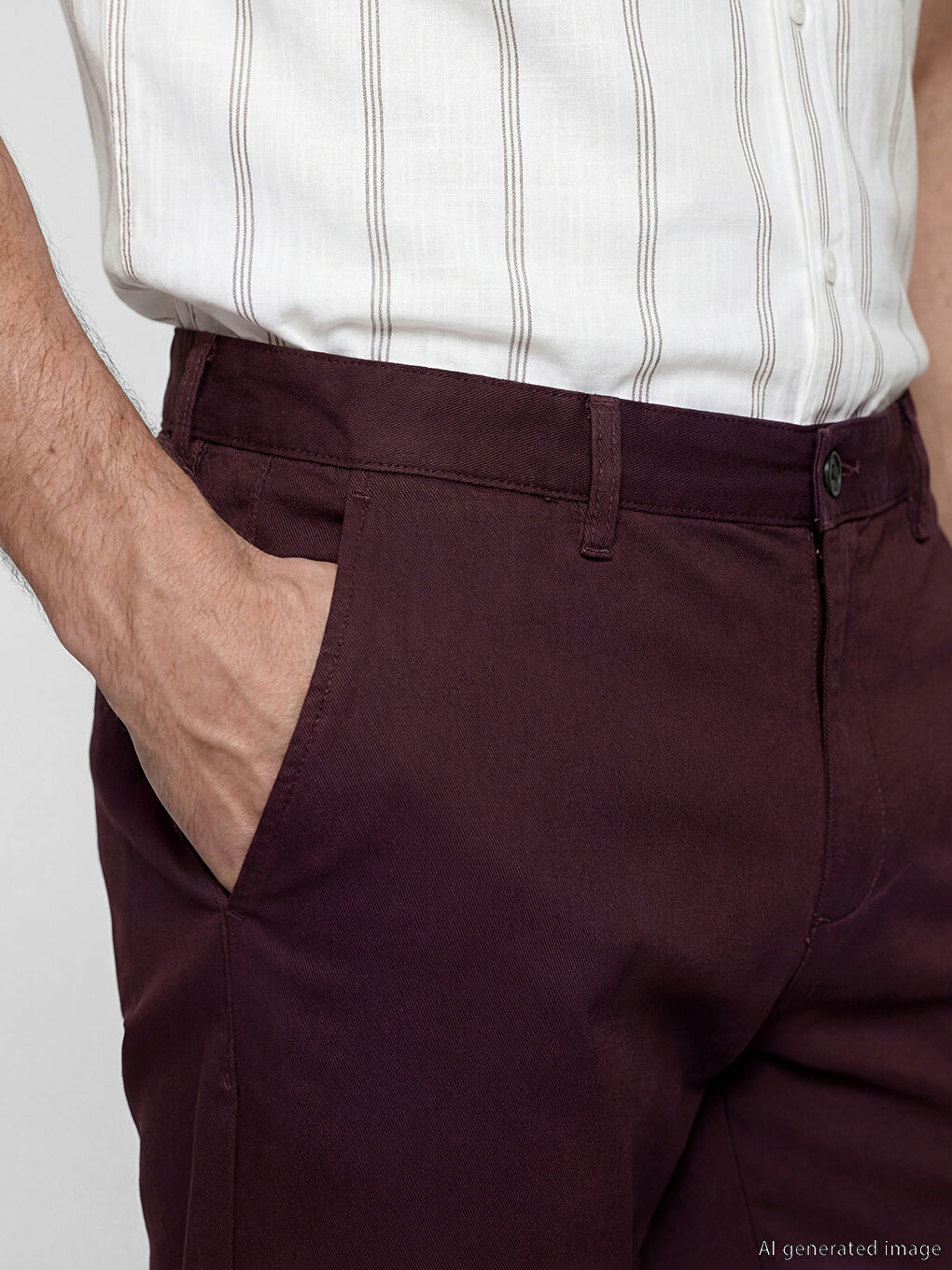 Muške chino pantalone uskog kroja-5