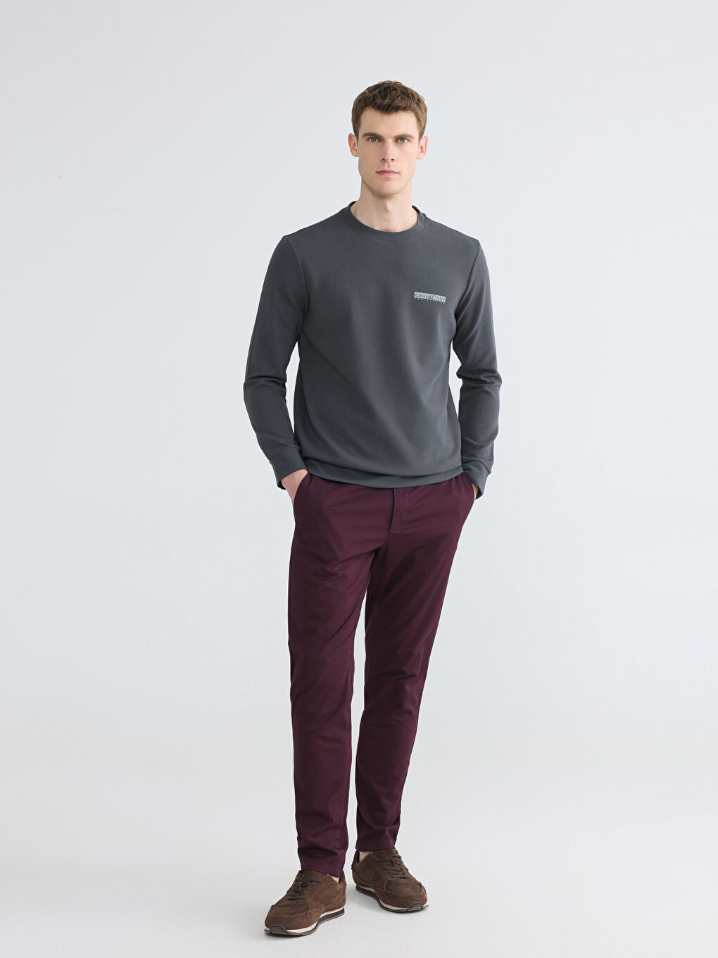 Muške chino pantalone uskog kroja-1