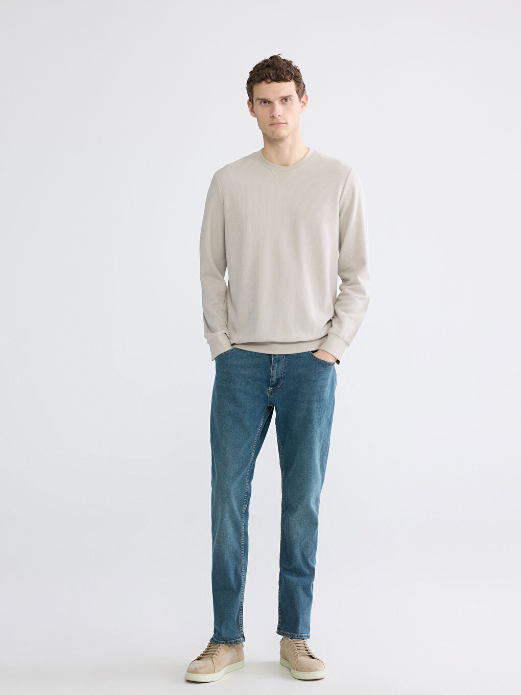 Men's Crew Neck Sweatshirt-1