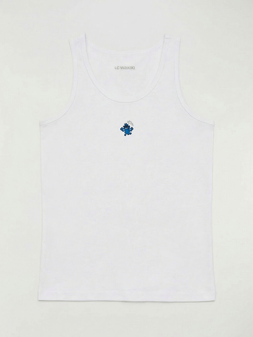 Mavi Baskılı Erkek Çocuk Atlet 2'li-3