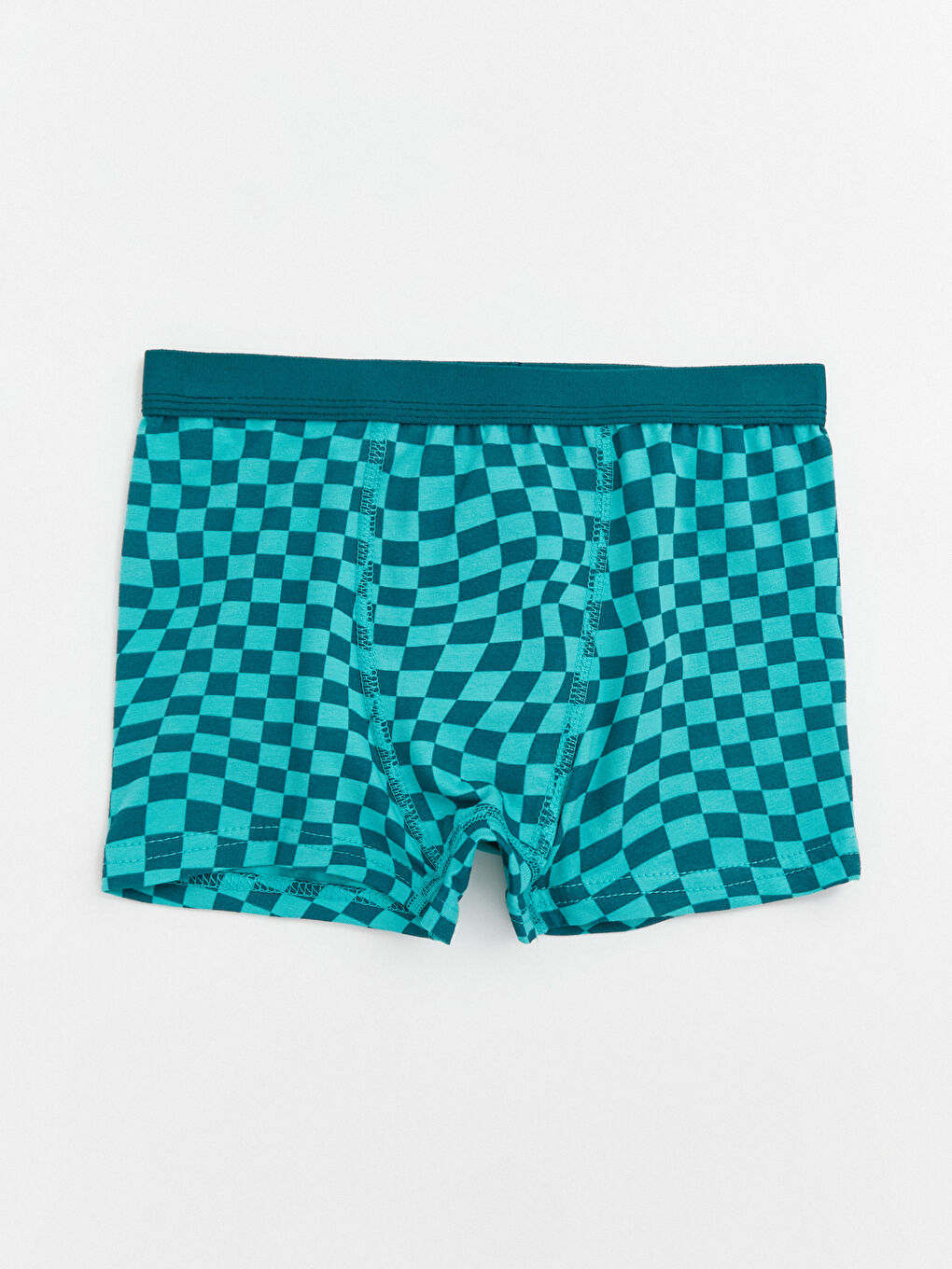 Yeşil Baskılı Erkek Çocuk 3'lü Boxer-1