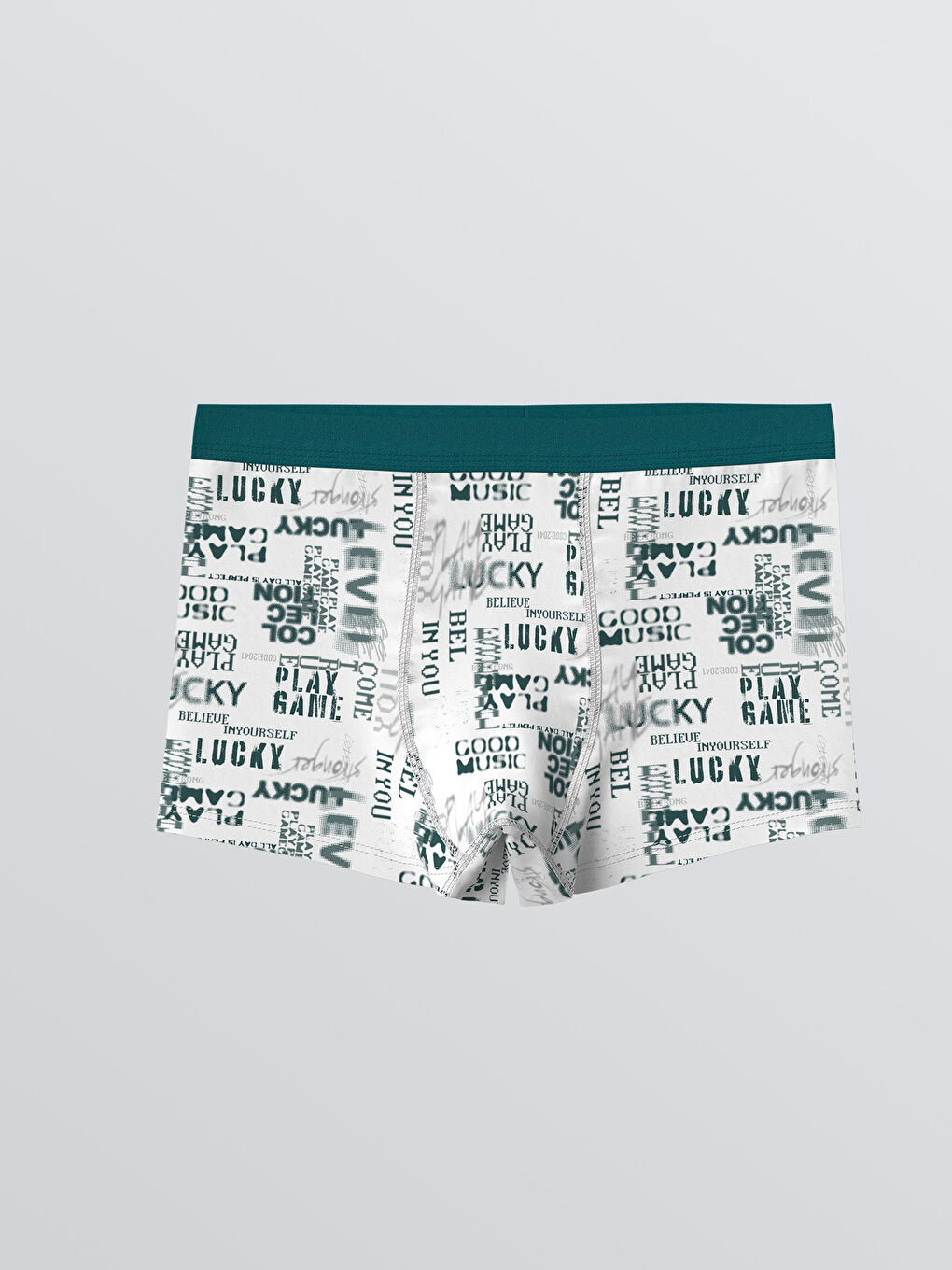 Boy GREEN Boxer Trunks-2