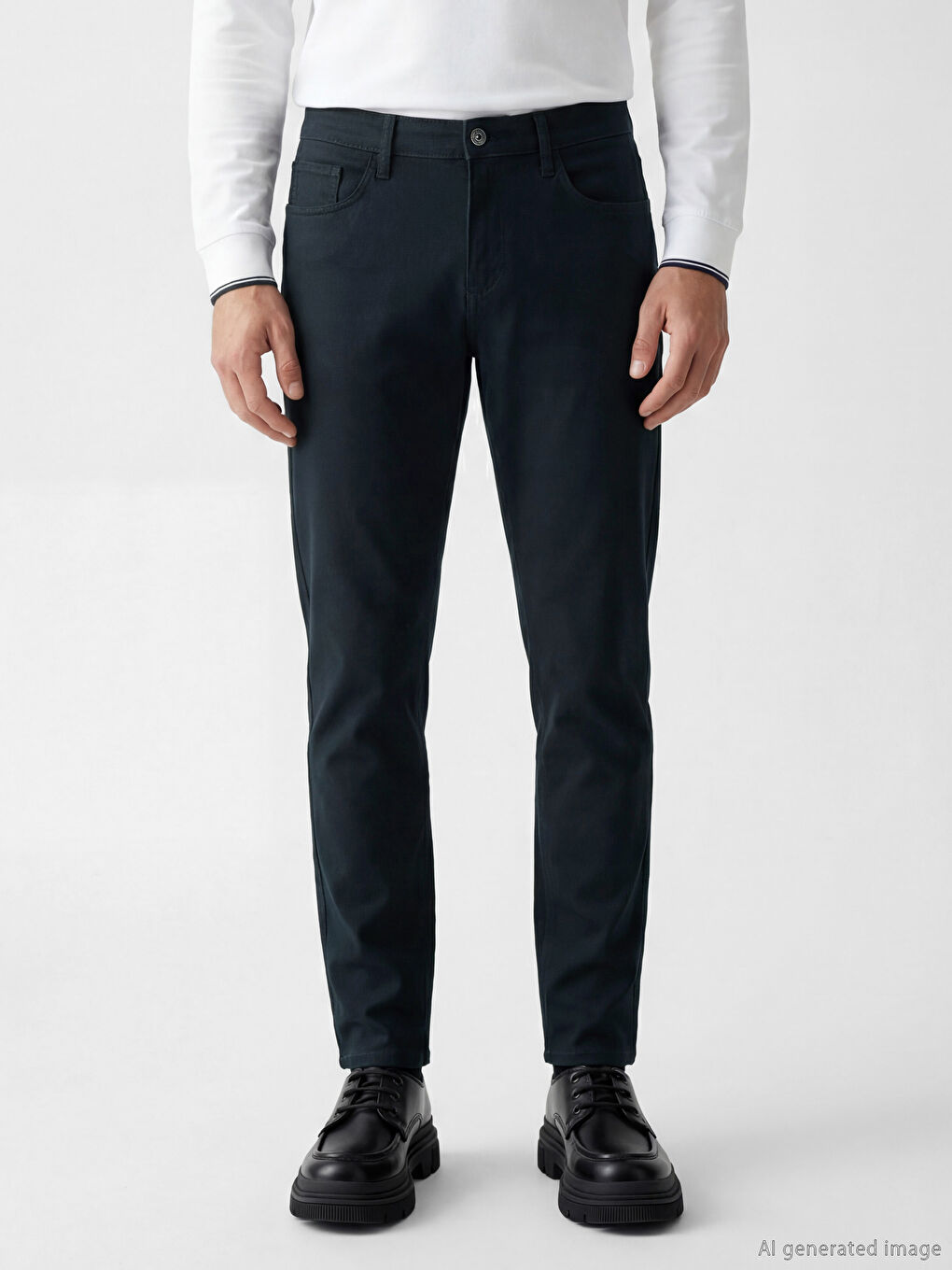 Slim Fit Men's Chino Trousers-1