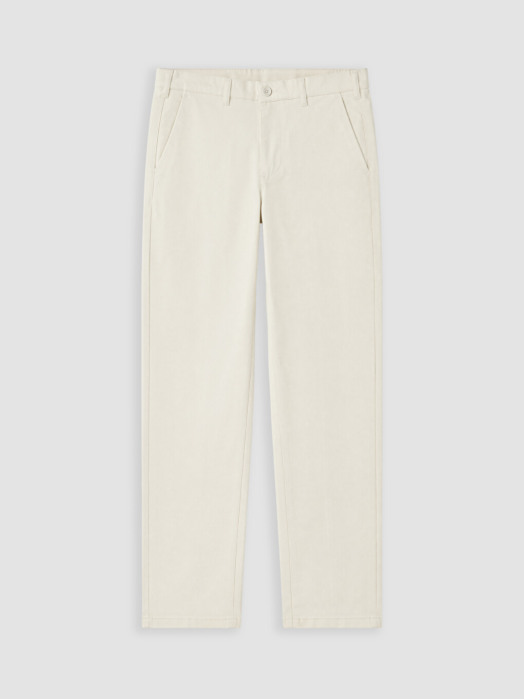 Man Beige Chino Trousers