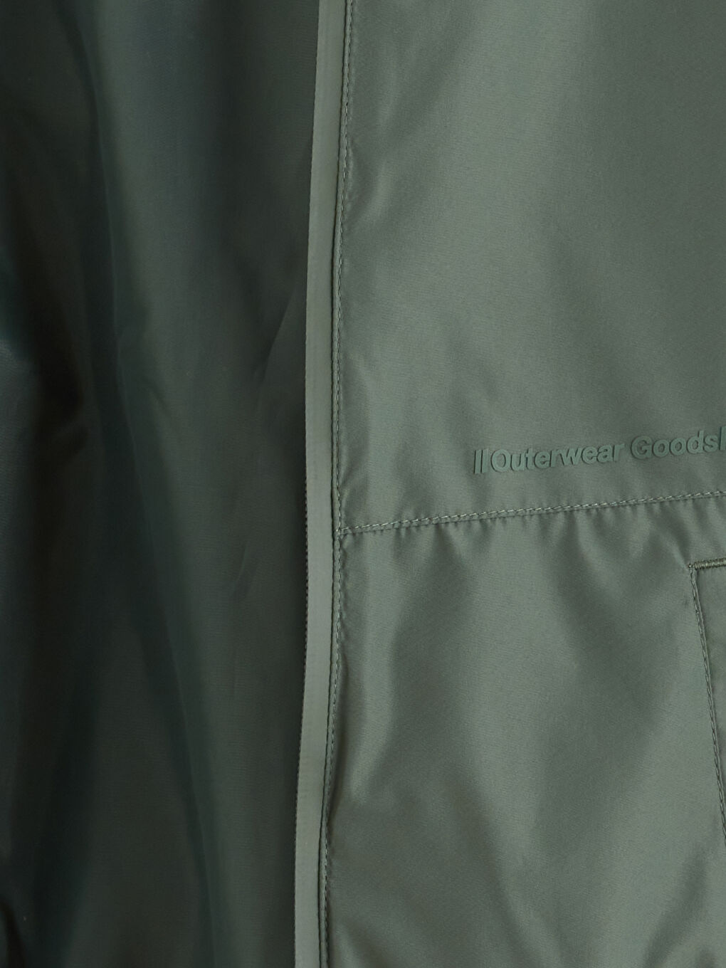 Yeşil Su İtici Kapüşonlu Erkek Çocuk Mont-2