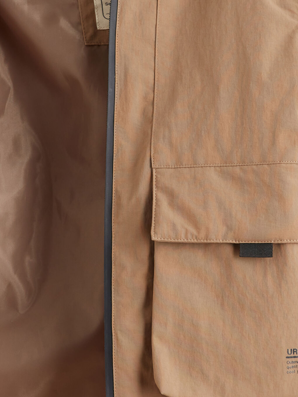 Kahverengi Kapüşonlu Erkek Çocuk Mont-1