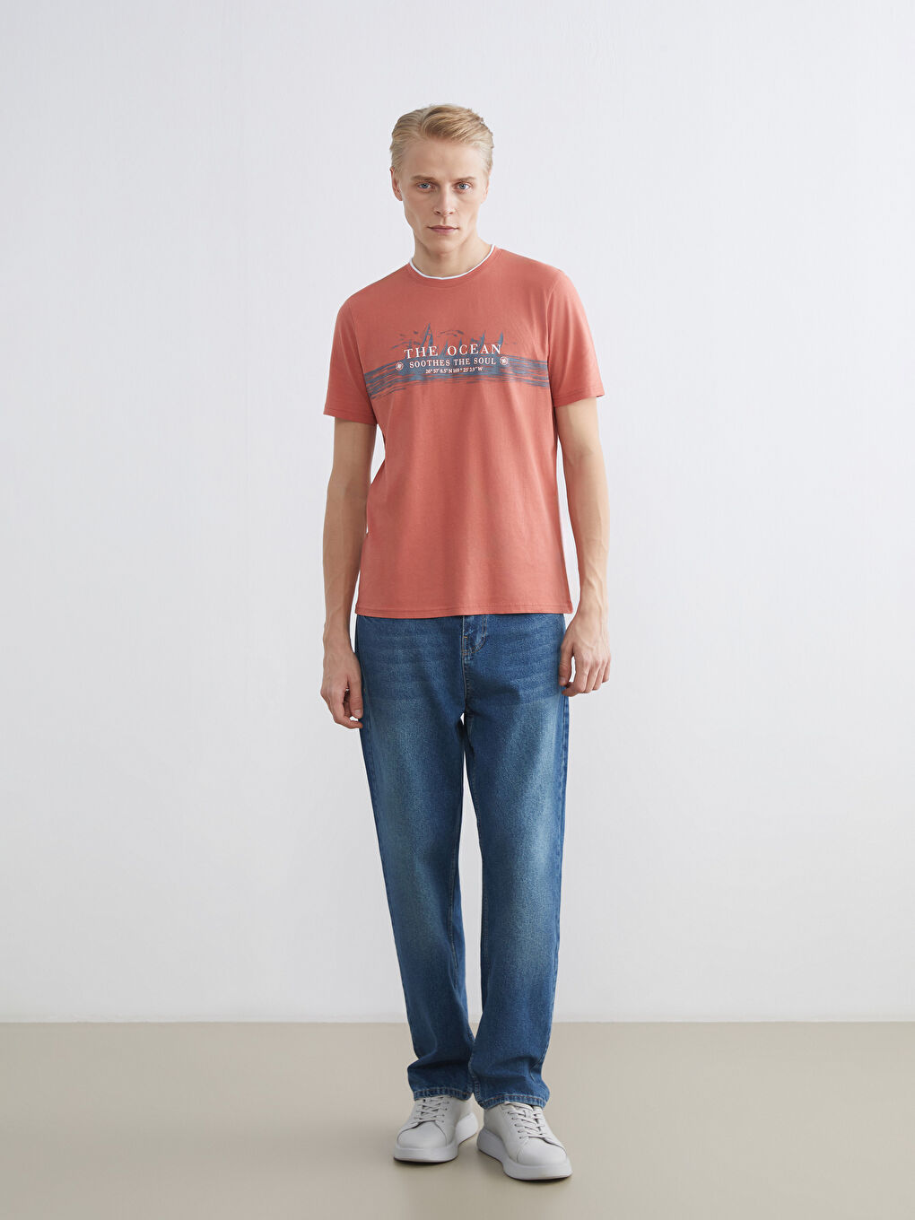 Ерлер қызғылт Футболка-1