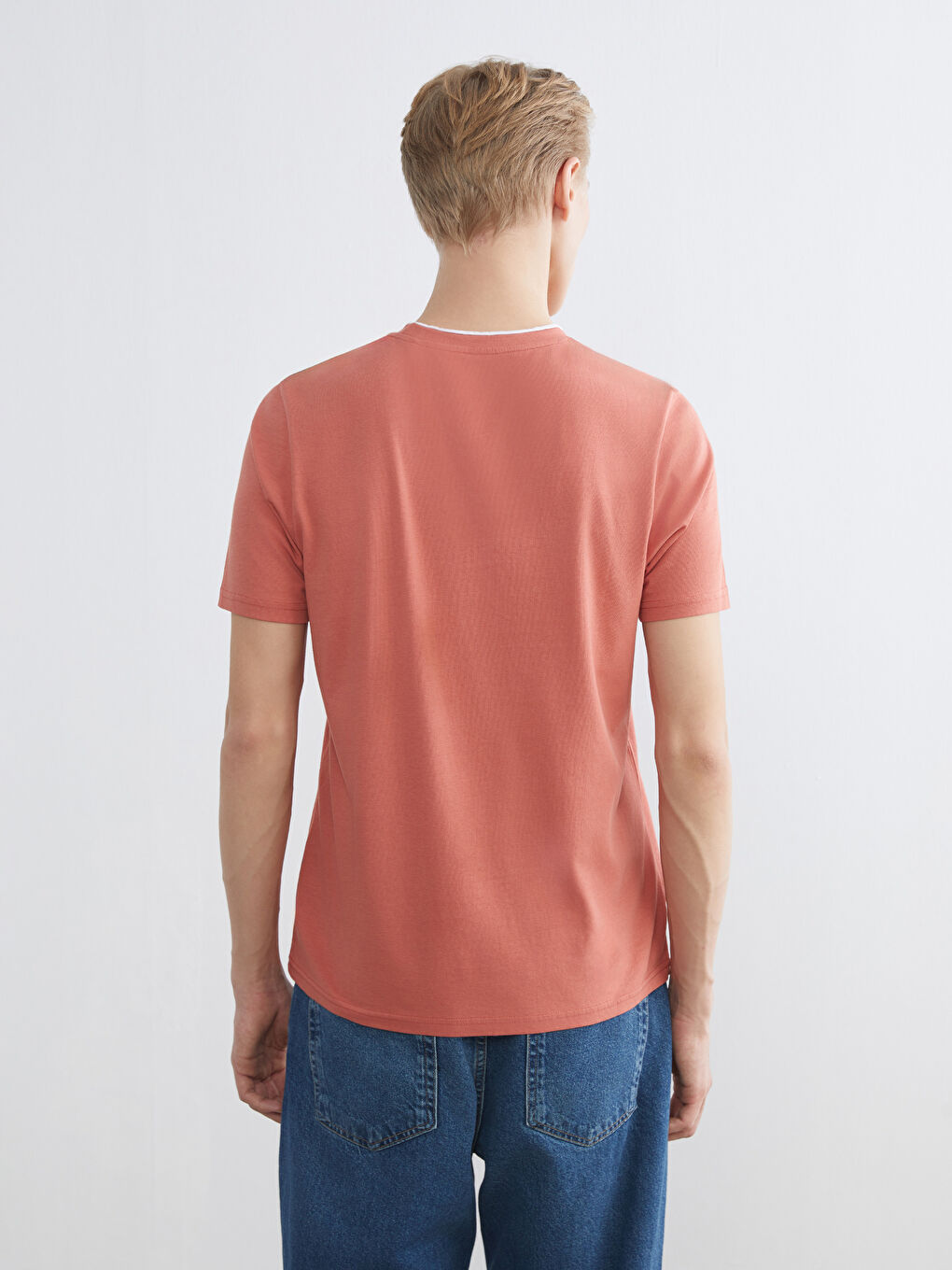 Ерлер қызғылт Футболка-3