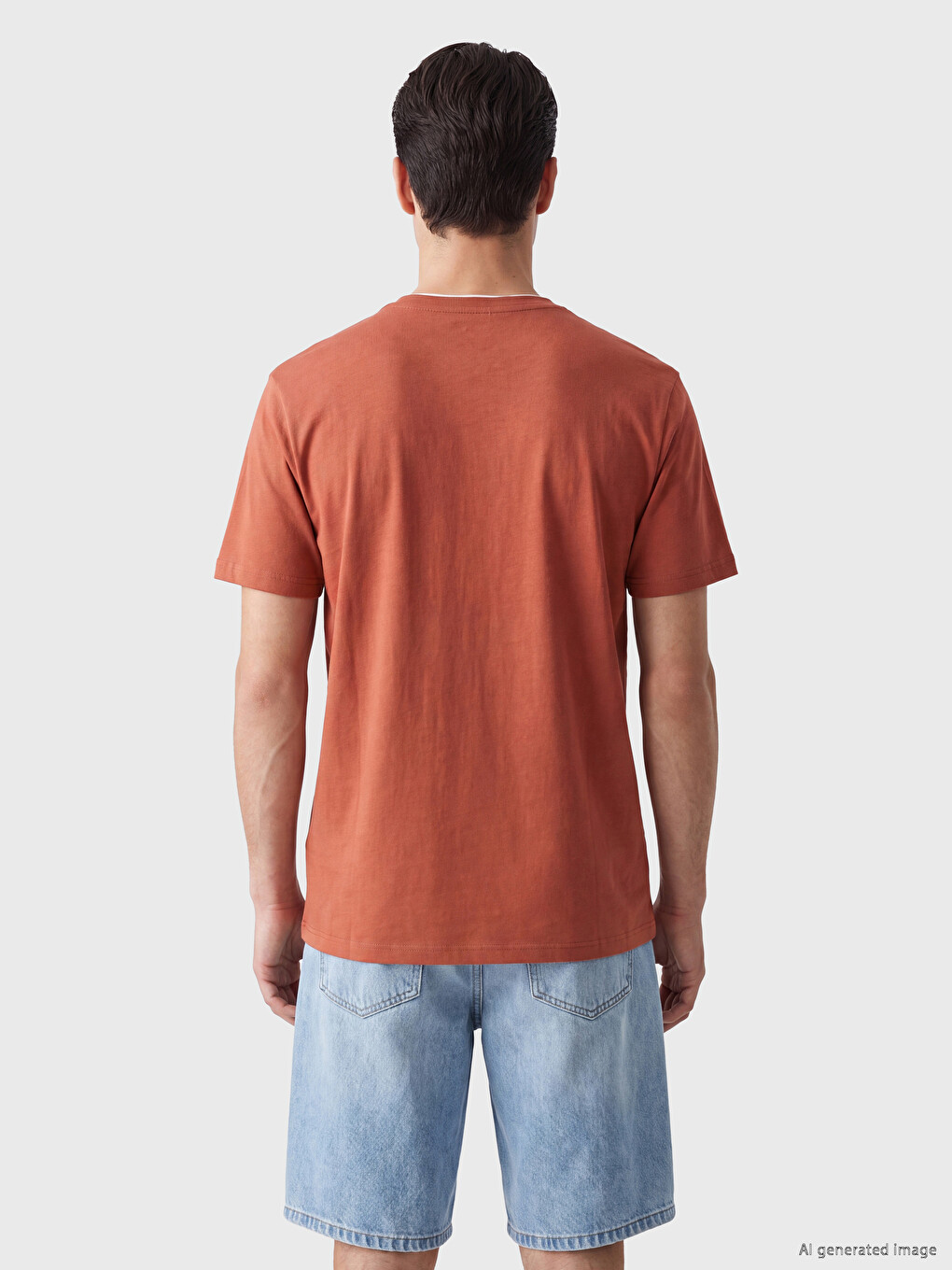 Crew Neck Printed Men's T-shirt-2