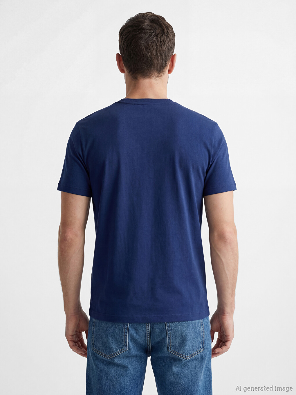 Crew Neck Printed Men's Jersey T-Shirt-3