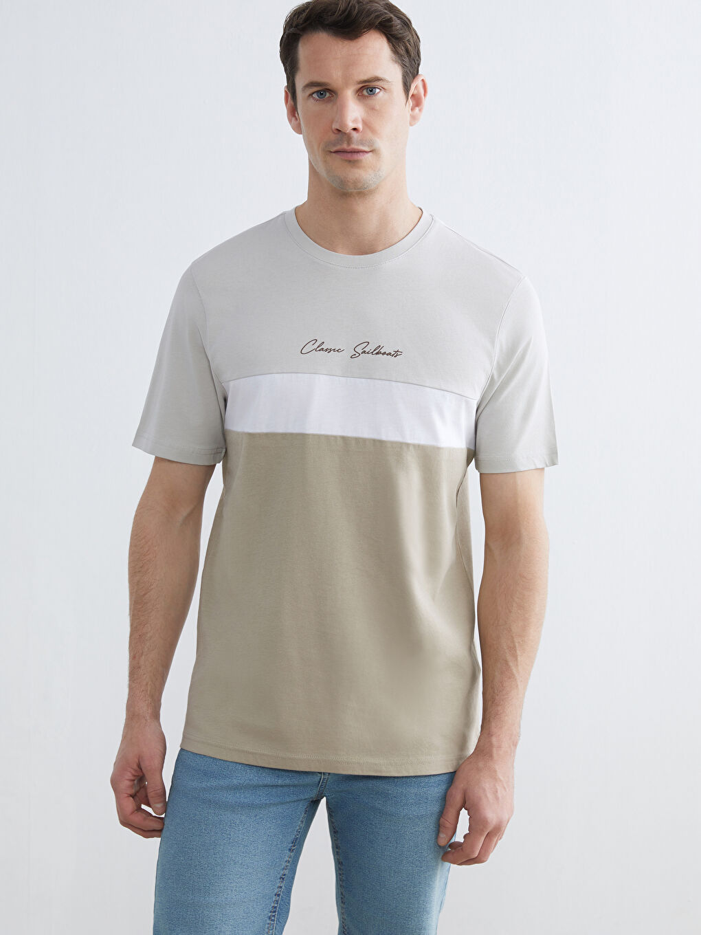 Man BEIGE T-Shirt