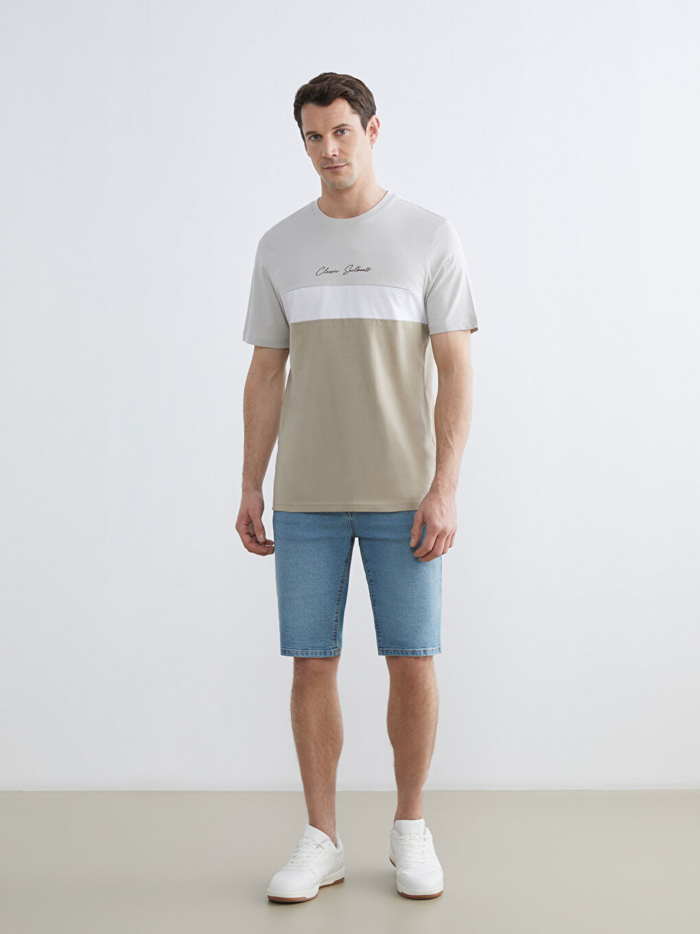 Man BEIGE T-Shirt-1