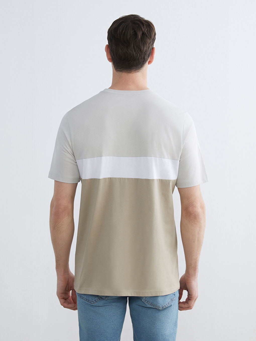 Man BEIGE T-Shirt-3