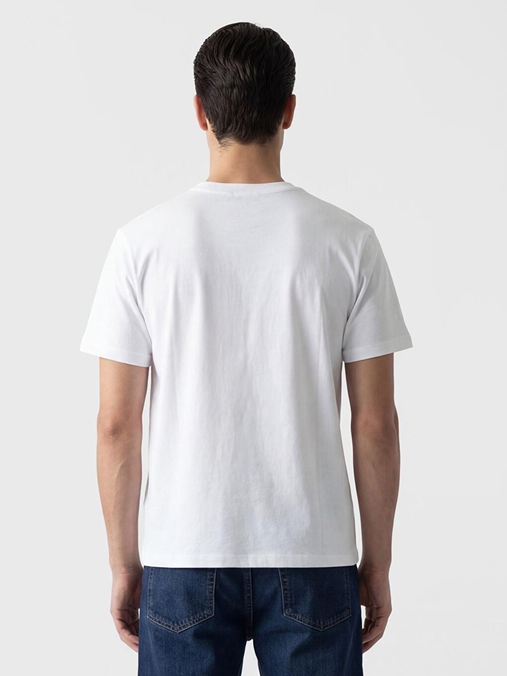 Мужская футболка с круглым вырезом с принтом-3