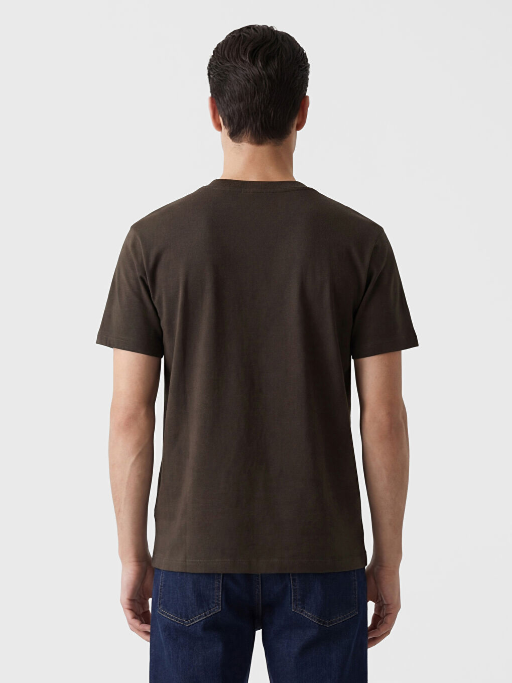 Мужская футболка с круглым вырезом с принтом-3