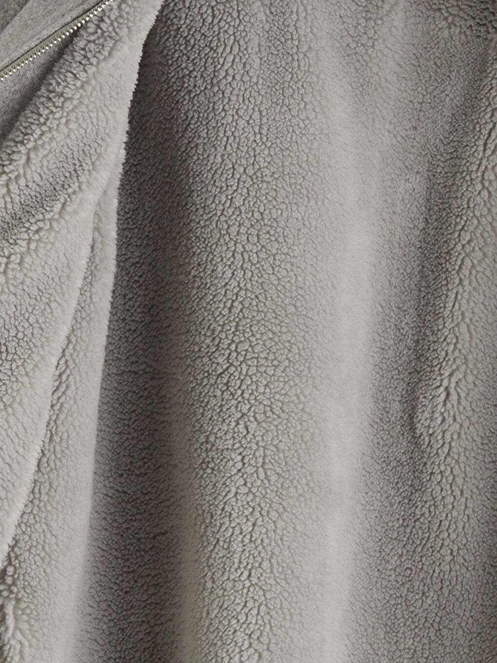 Gri Standart Kalıp Erkek Kaşe Mont-6