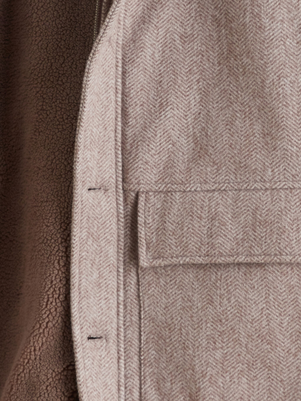 Bej Standart Kalıp Erkek Kaşe Mont-6