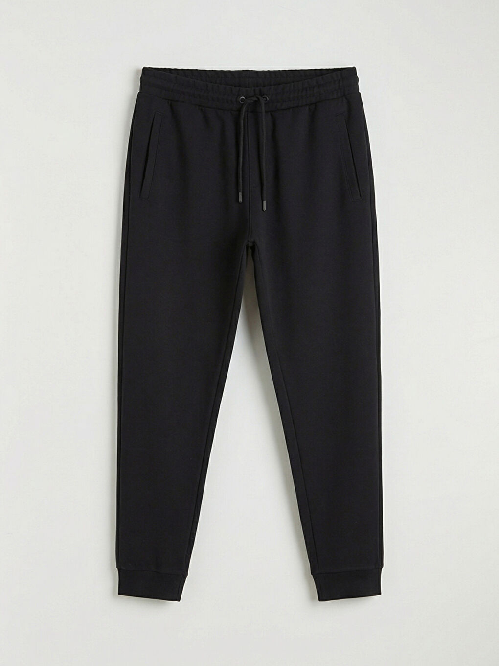 Siyah Standart Kalıp Erkek Jogger Eşofman Altı