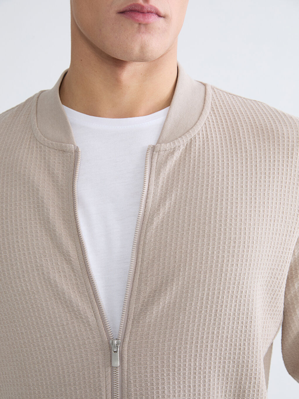 كنزة بسحاب بياقة كلية رياضية-2