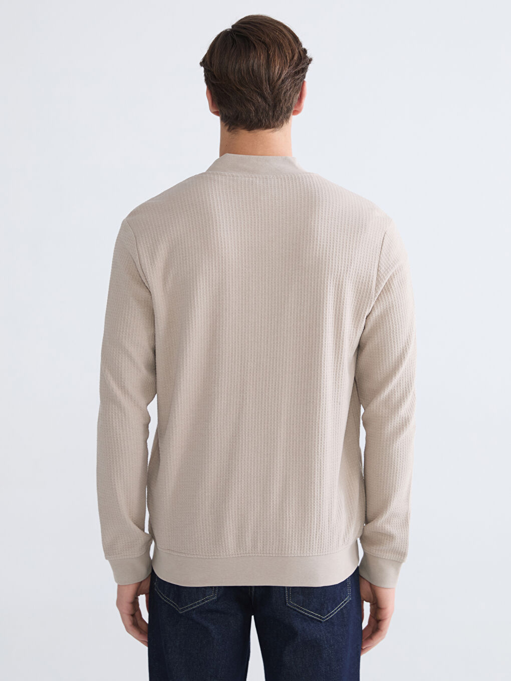 كنزة بسحاب بياقة كلية رياضية-3