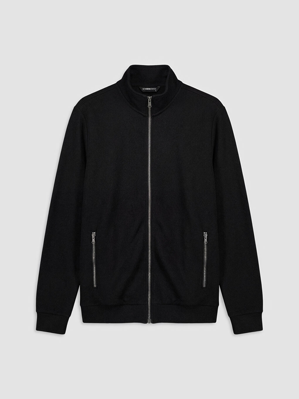 Мъж Черно Суитшърт с цип