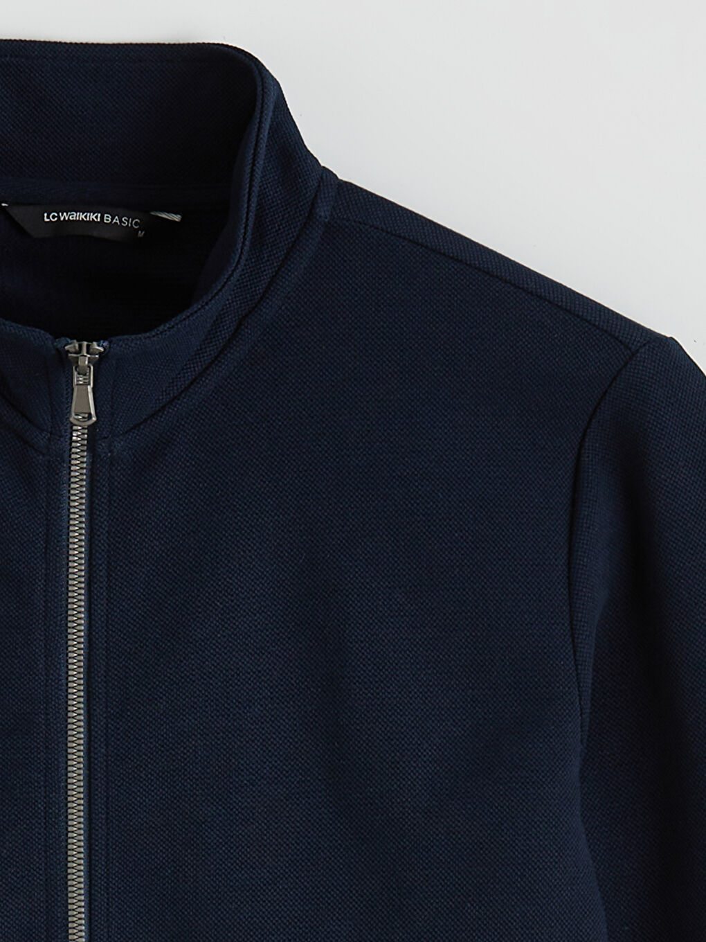 Men's stand-up collar zip-up sweatshirt-5