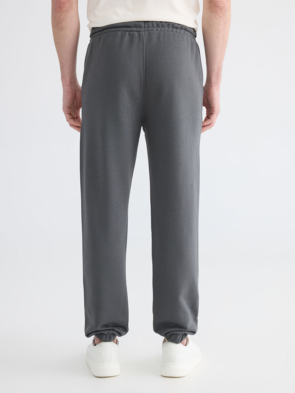 Antrasit Standart Kalıp Erkek Jogger Eşofman Altı-3