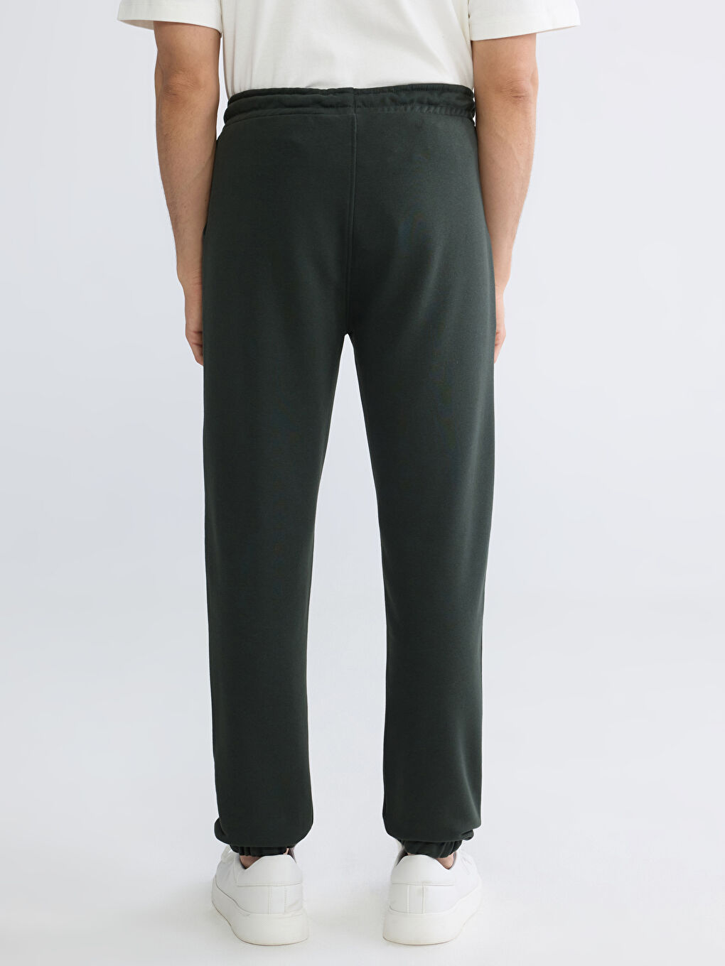 Yeşil Standart Kalıp Erkek Jogger Eşofman Altı-3