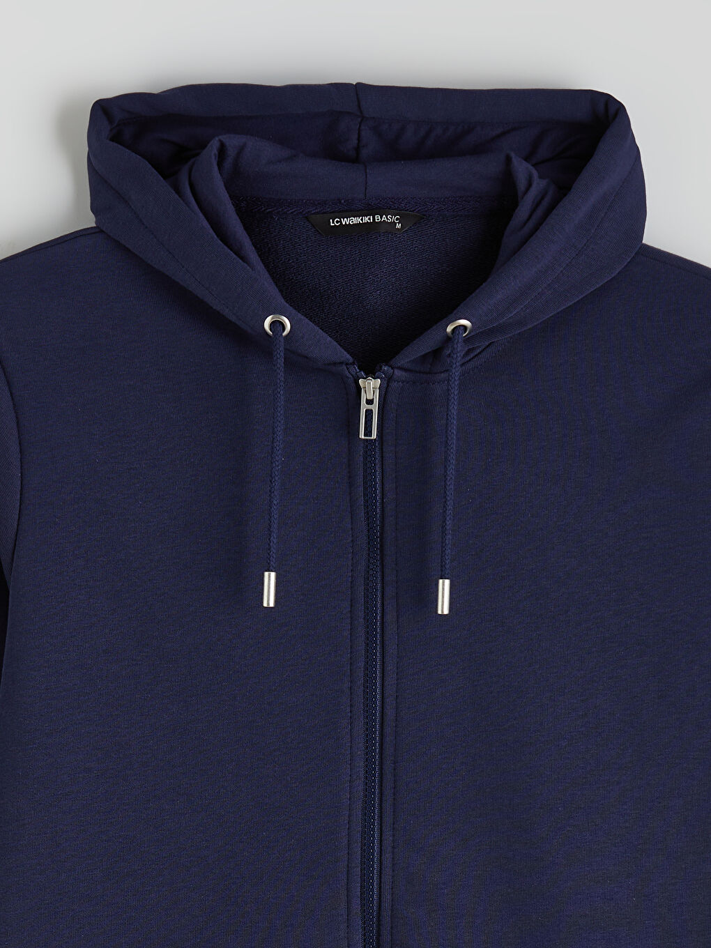 رجال سويت شيرت بسحاب بقبّ ذو طابع عادي-5