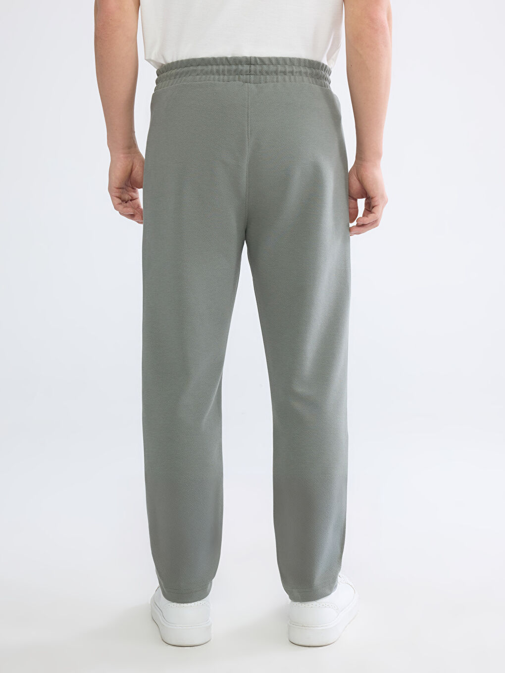 Haki Standart Kalıp Erkek Eşofman Altı-4