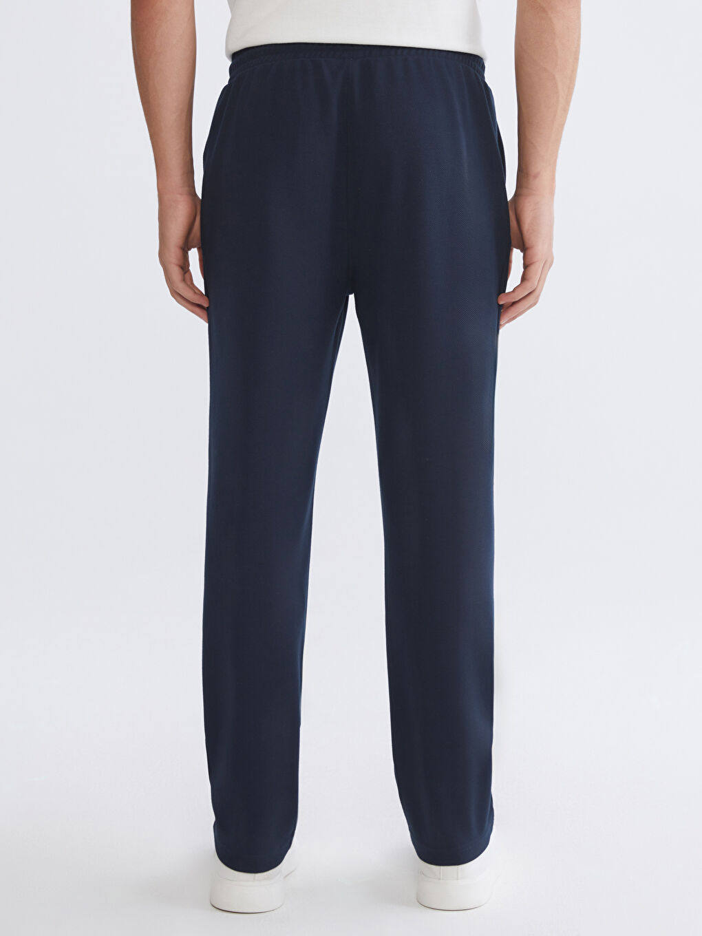 Lacivert Standart Kalıp Erkek Eşofman Altı-6