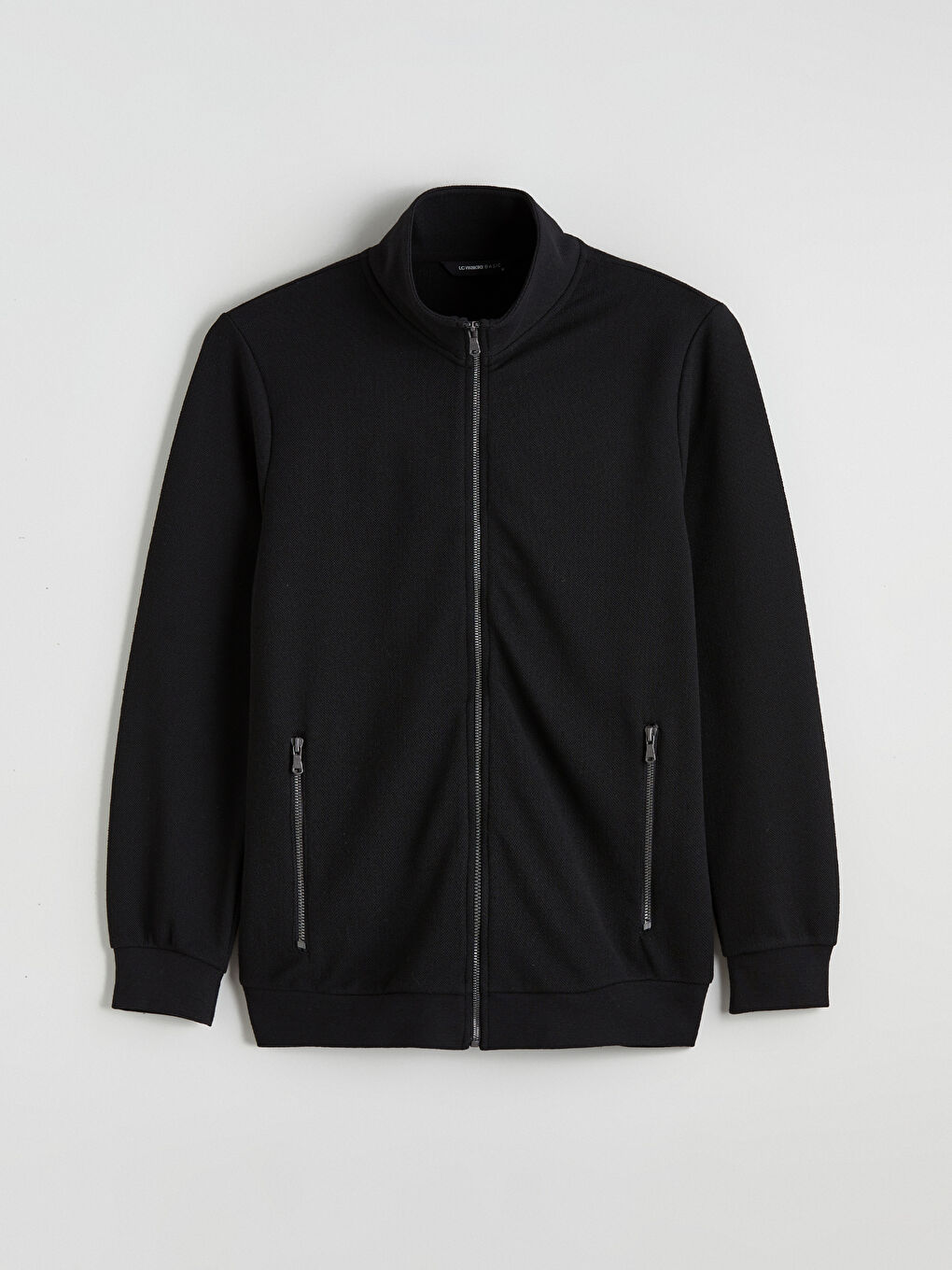 سویتشێرتی چاپکراوی یه‌خه‌ی مل بەرز بۆ پیاوان بە زنجیر-5