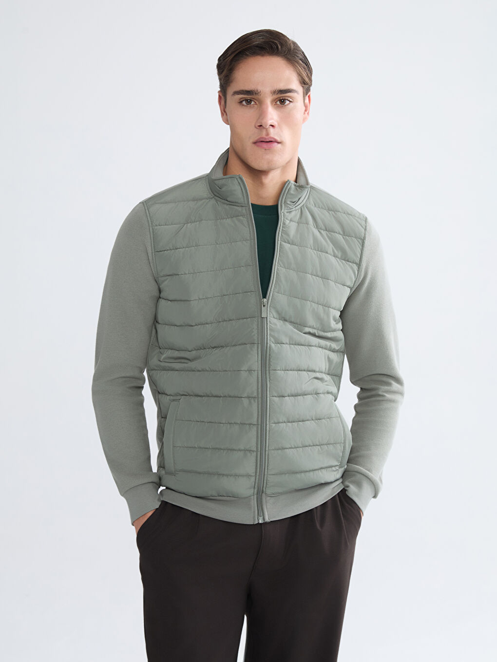 Чоловік ХАКІ Пальто