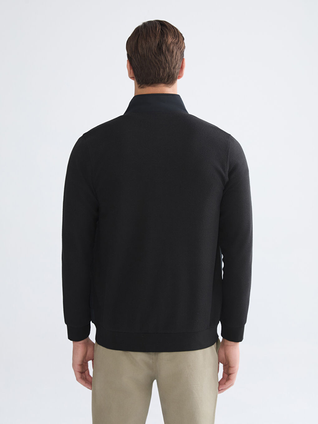 Чоловік ЧОРНИЙ Пальто-8