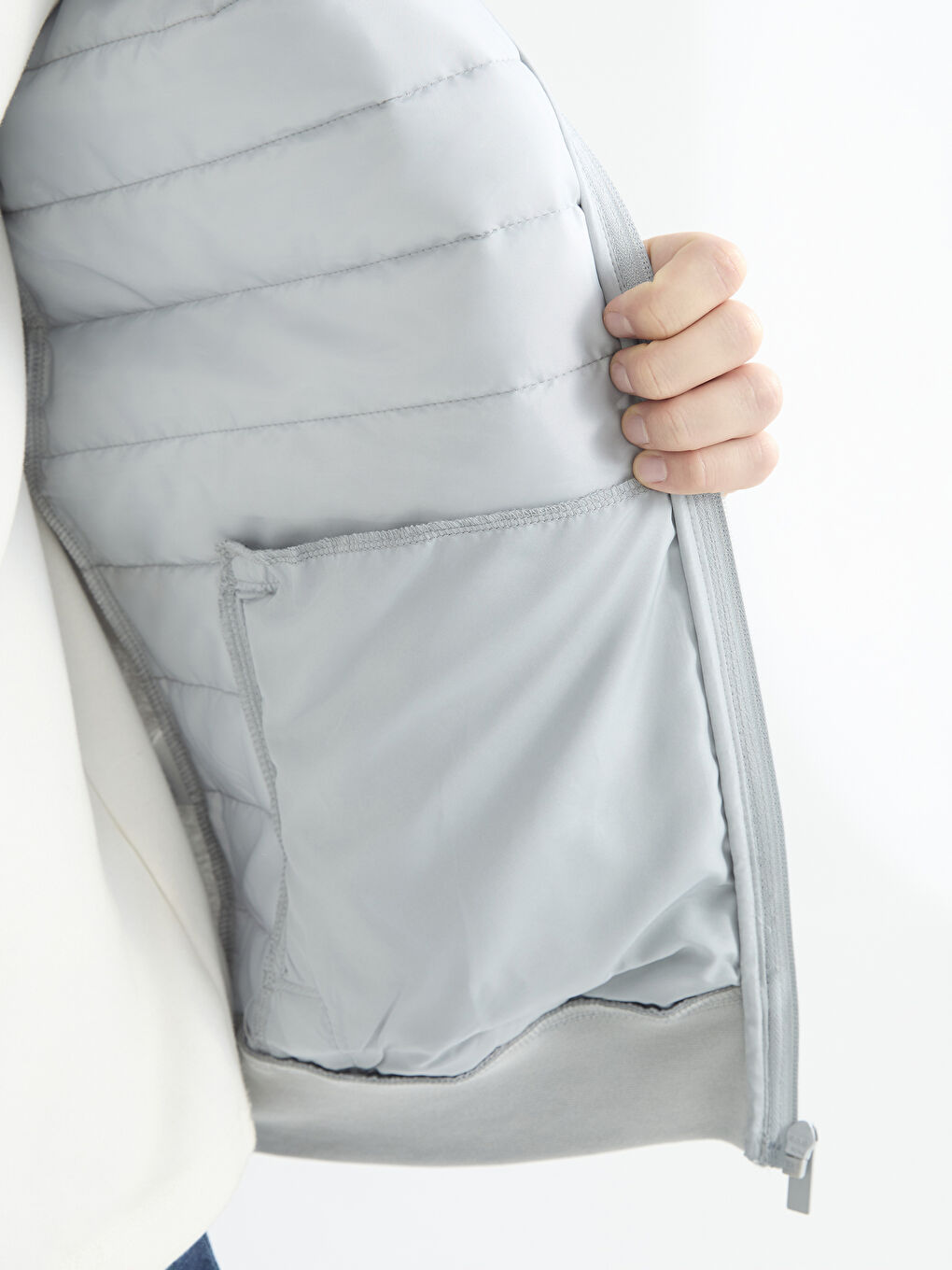 მამაკაცები რუხი ქურთუკი-6