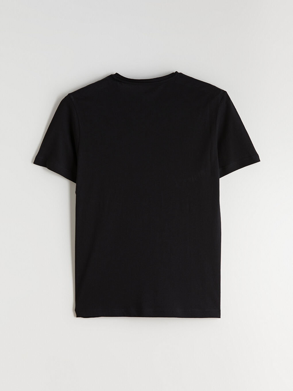 Футболка з V-подібним вирізом, проста, для чоловіків-9