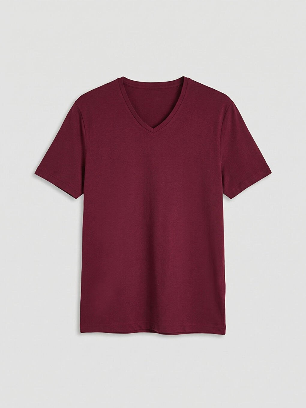 V Neck Jersey Men's T-Shirt-4