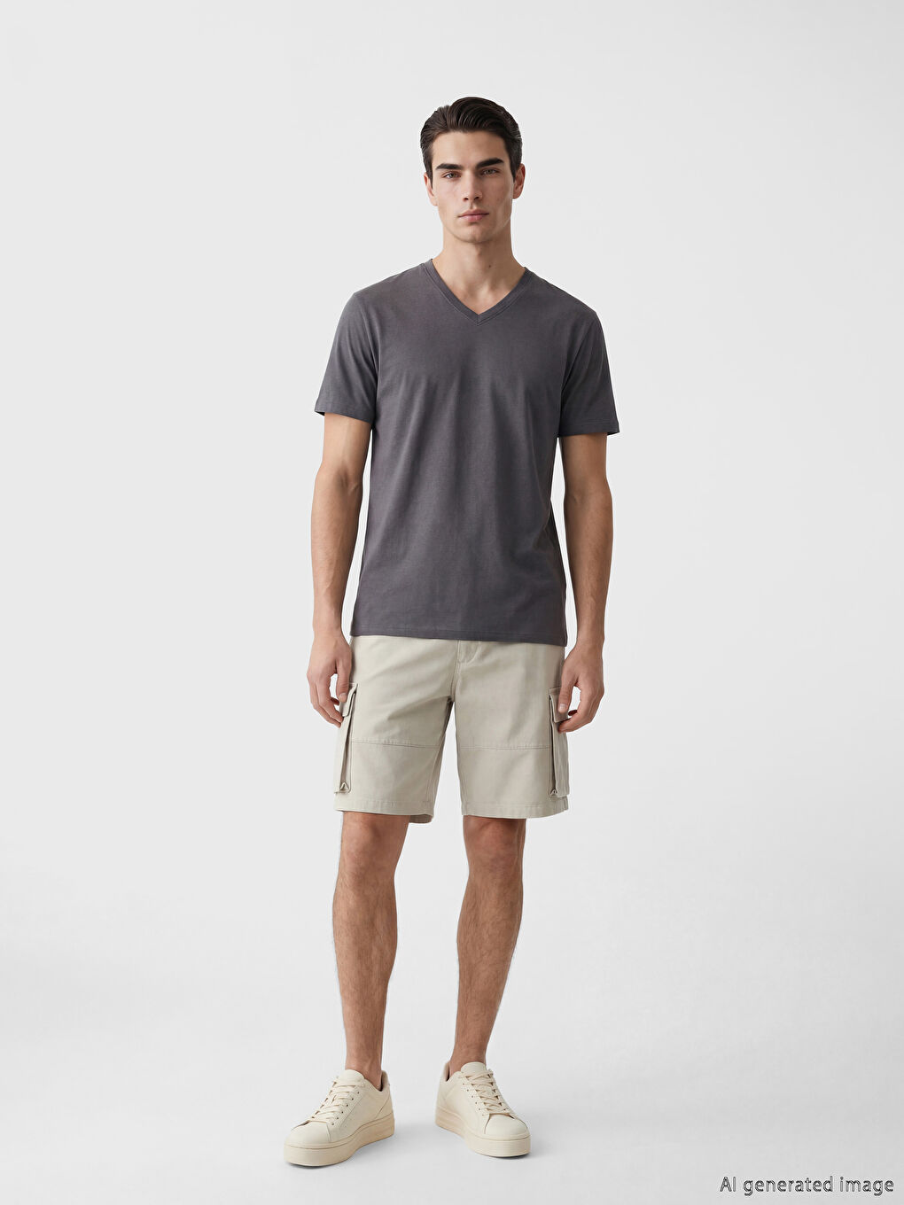 V-ს ფორმის დეკოლტე მამაკაცის მაისური-1