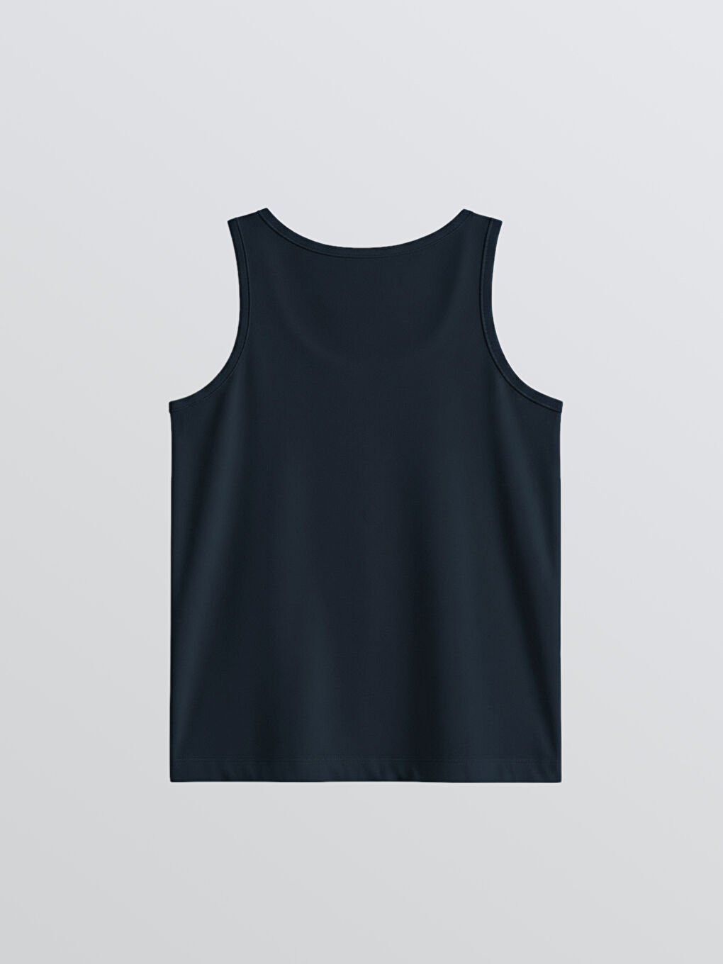 Mavi Bisiklet Yaka Erkek Çocuk Atlet 2'li-3