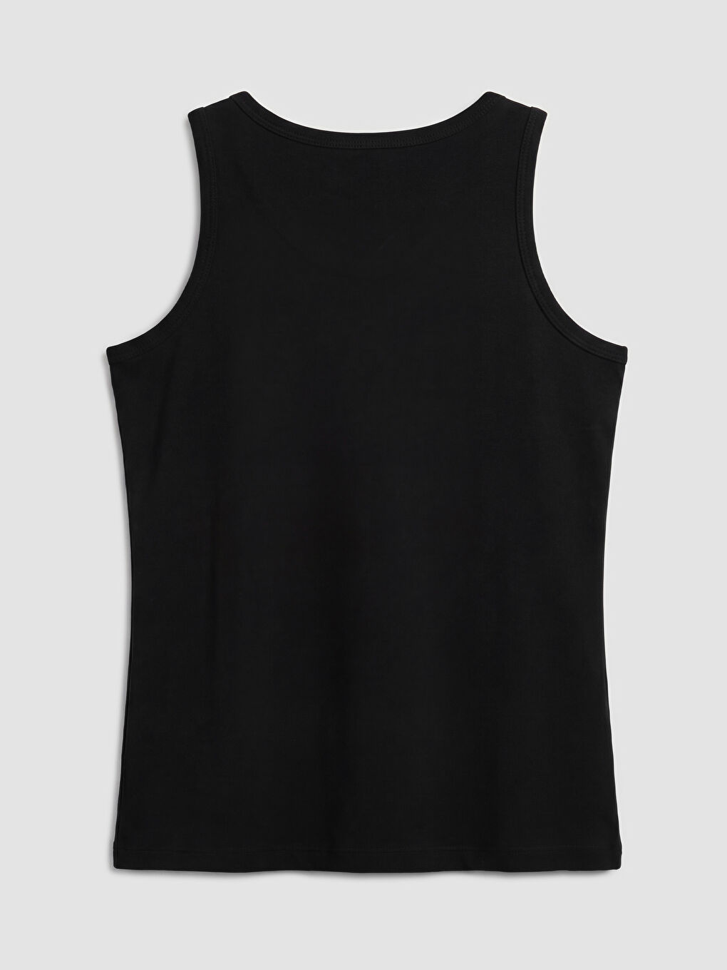 Siyah Bisiklet Yaka Erkek Çocuk Atlet 2'li-2